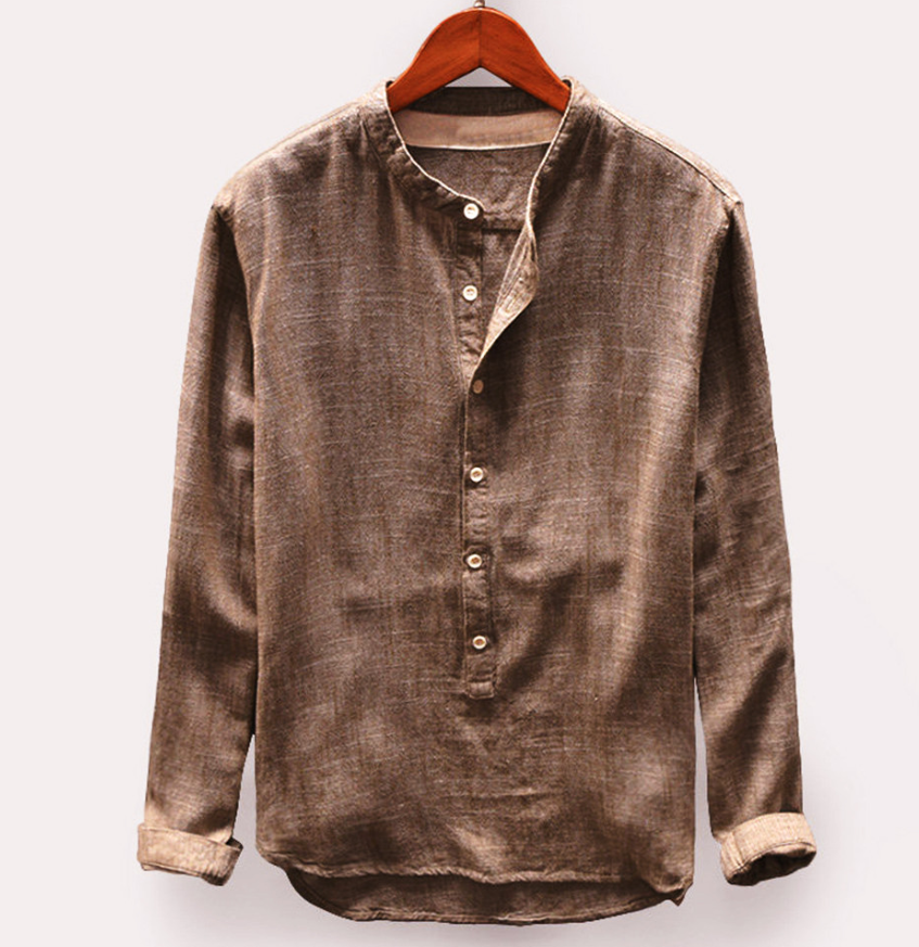 Variant image for Herrskjorta Denim Modern Design Mjuk Struktur-25