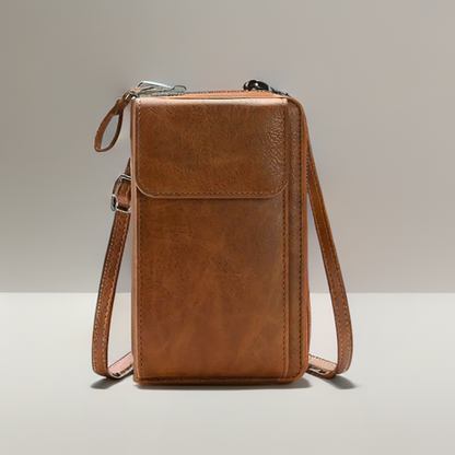 Dam Crossbody Väska Trendig Syntetiskt Läder-1