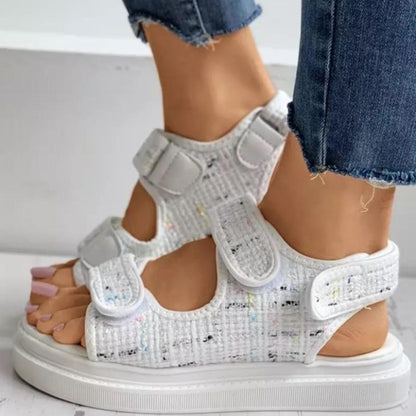 Variant image for Dam Sandaler Ergonomisk Design Canvas för Bekväm Stil-6