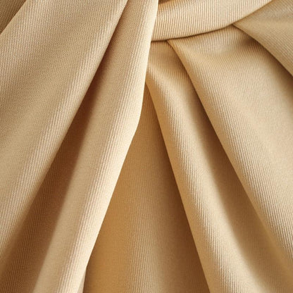 Dam Topp Brett Linne Polyester för Fest och Vardag-4