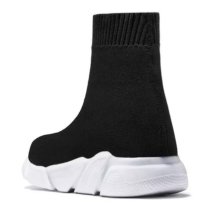 Herr Sneakers Slip-On Strumpstil Textil Komfort 2