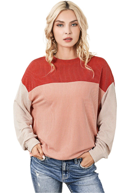 Stickad Dam Tröja Långärmad Trendig Akryl-1