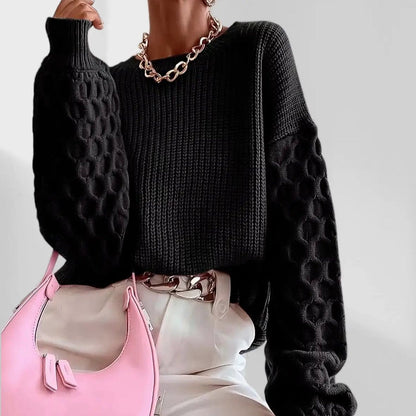 Variant image for Kvinnors Vintertröja Avslappnad Mjuk Stickad Kvalitet-10