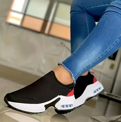 Dam Sneakers med Ergonomisk Fotbädd och Andningsbart Material – Bekväm Design för Aktiv Livsstil 2