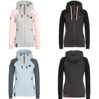 Damjacka Sportig Bomullsblandning Justerbara Ärmar-3