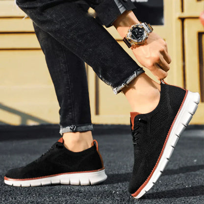 Herrskor Promenadskor Urban Komfort Robust Material-2