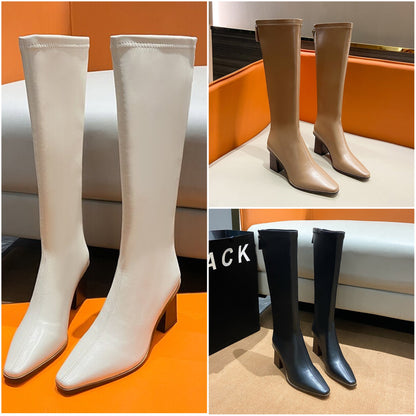 Damstövlar Blockklack Eco Leather-5