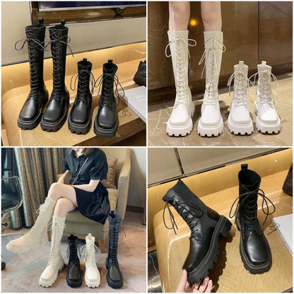 Dam Chelsea Stövlar Chunky Sula Ekosläder 6