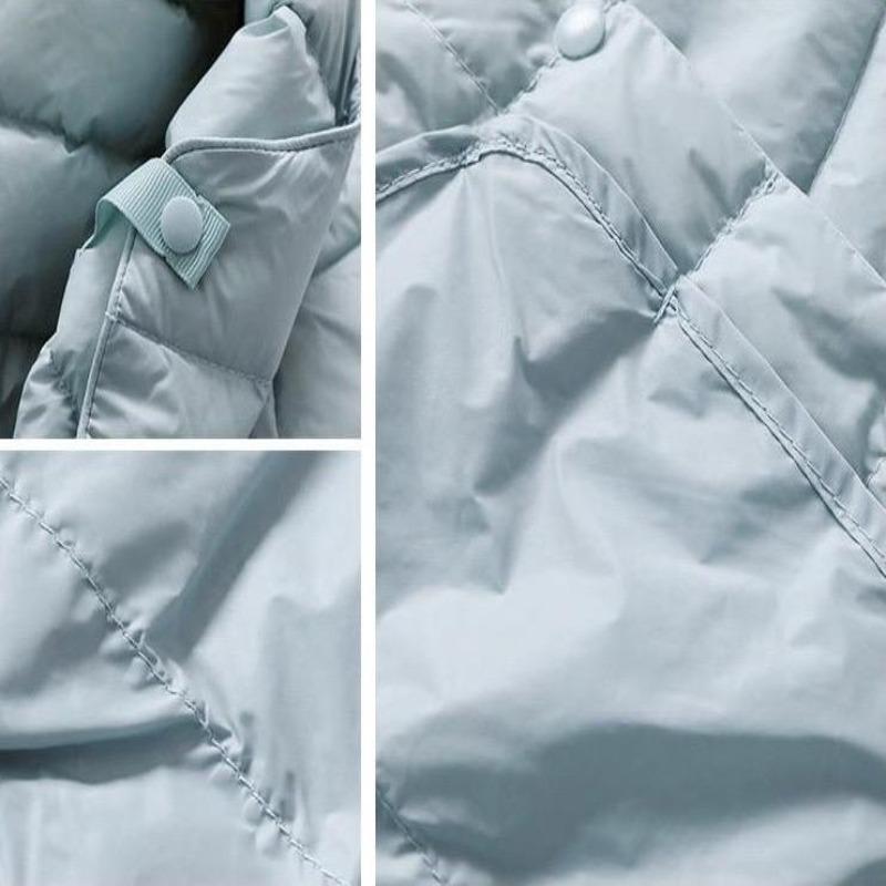 Dam Höstjacka Vindtät Nylon Trendig Design-4