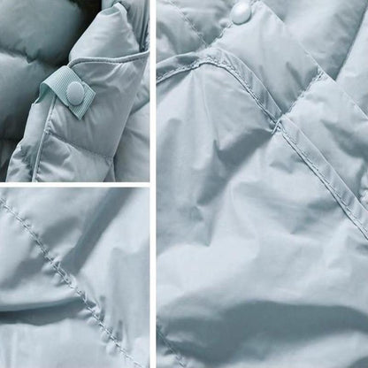 Dam Höstjacka Vindtät Nylon Trendig Design-4