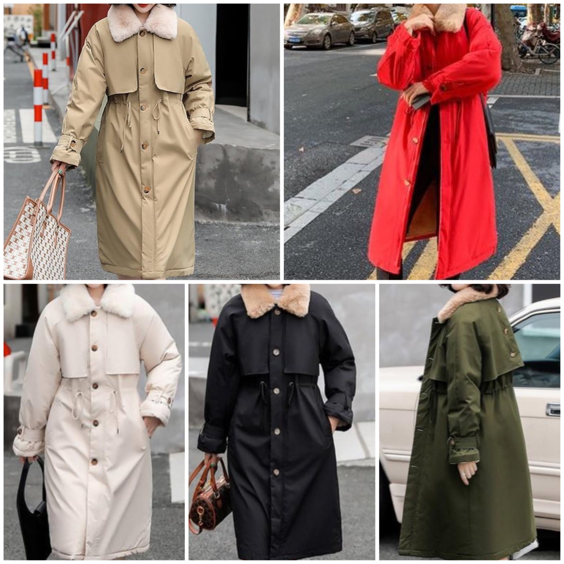 Dam Fodrad Bilrock Klassisk Design Bomull Polyester-4