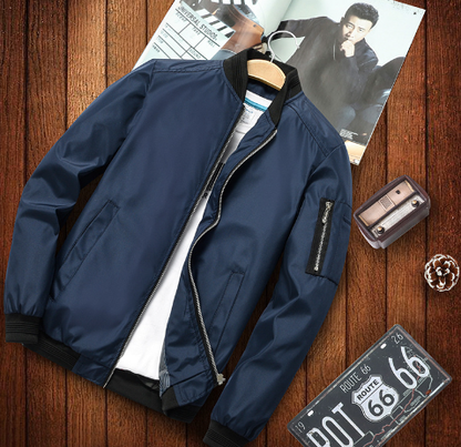 Herrjacka Bomber Urban Stil Lätt Material 2