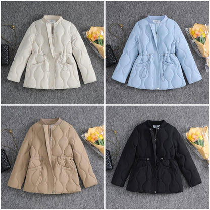 Damjacka Klassisk Quiltad Bomull och Polyester-5