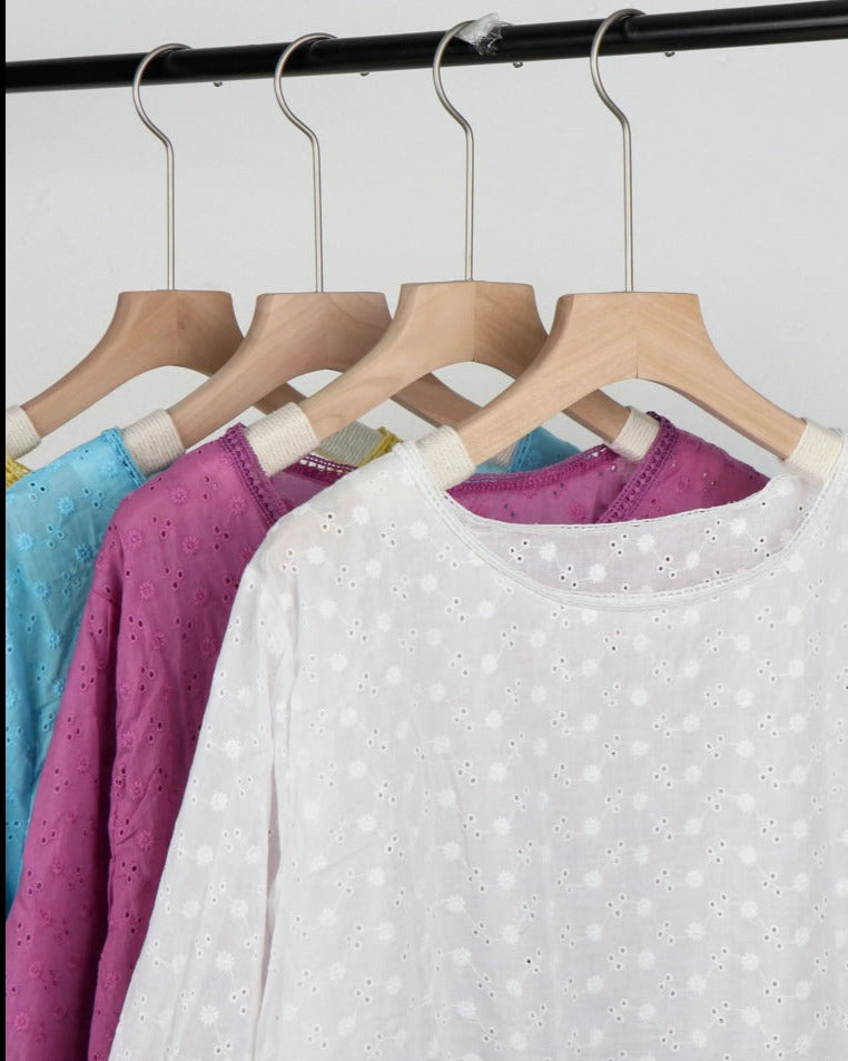 Fina Dam Klänningar Broderad Elegant Design i Mjuk Tyg-2