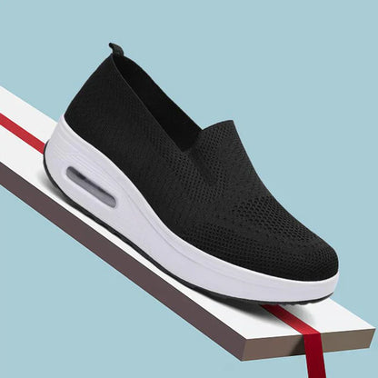 Dam Sneakers Plattform Mesh med Vadderad Sula för Bekväm Komfort – Elegant Design för Vardag och Sport 5