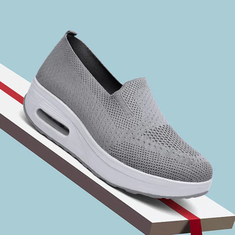 Dam Sneakers Plattform Mesh med Vadderad Sula för Bekväm Komfort – Elegant Design för Vardag och Sport 6