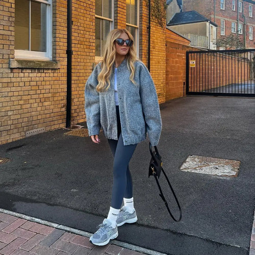 Damjacka Chic Vinterdesign Mjuk Ull Vind- och Vattenavvisande-1