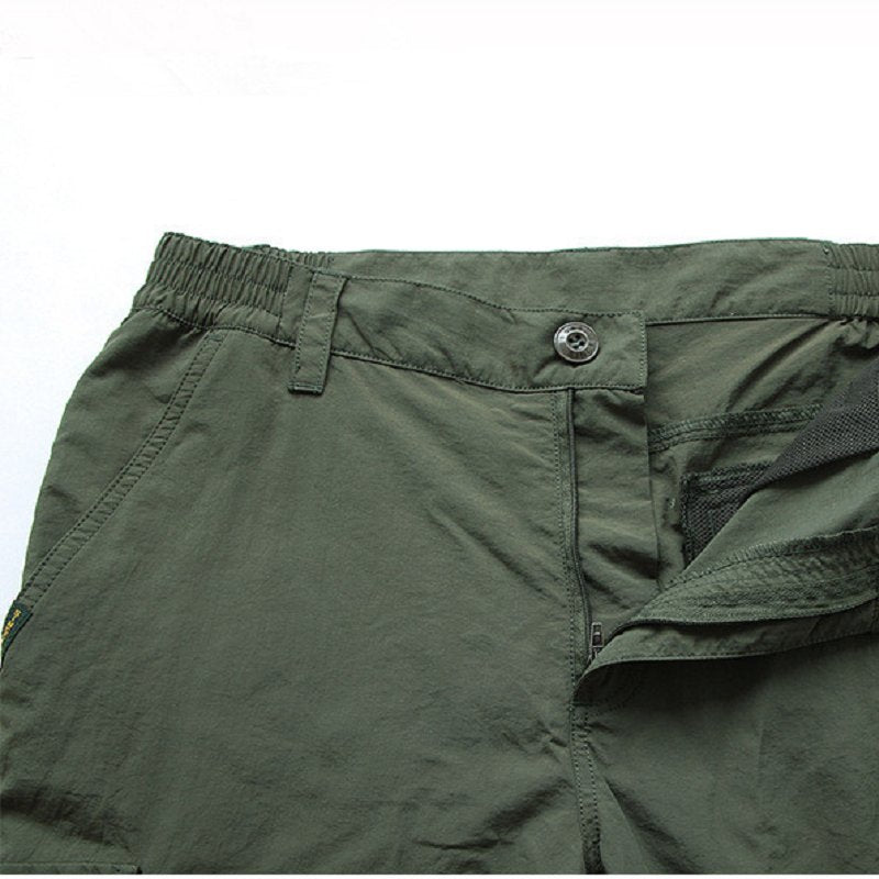 Herrbyxor Smala i Högkvalitativt Material med Elastiskt Midjeband-3