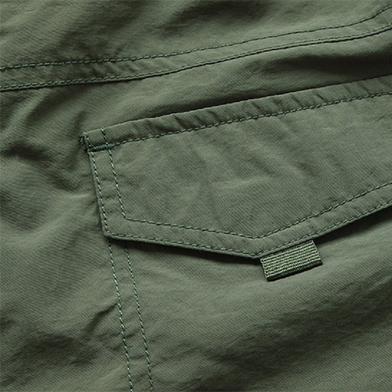 Herrbyxor Smala i Högkvalitativt Material med Elastiskt Midjeband-6