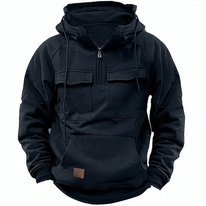 Dam Sportpullover med Huva i Hållbart Material-1