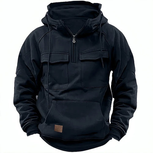 Dam Sportpullover med Huva i Hållbart Material-1
