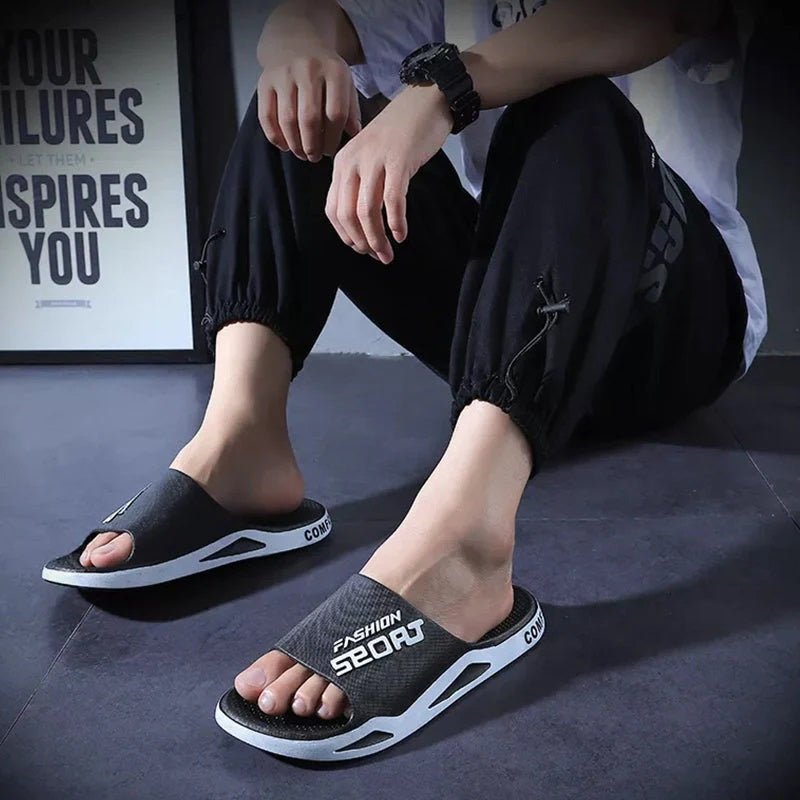 Herr Sandaler Ergonomisk Design Syntet Gummi 4