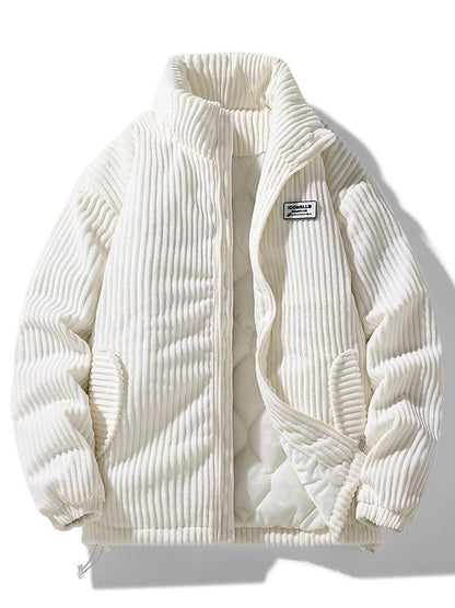 Damjacka Corduroy Tidlös Design Högkvalitativ Material-5