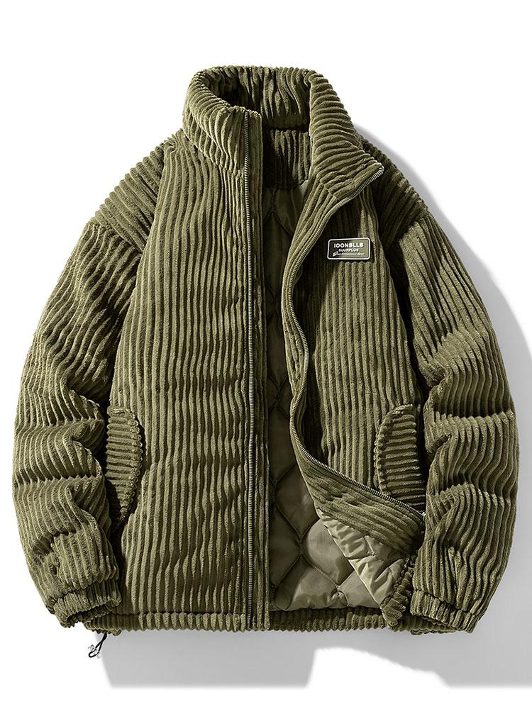 Damjacka Corduroy Tidlös Design Högkvalitativ Material-6