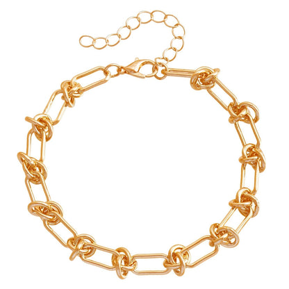 Elegant U-formad Halsband och Armbandset i Hållbara Metaller – Justerbar Längd, Minimalistisk Design för Vardags- och Festbruk 5