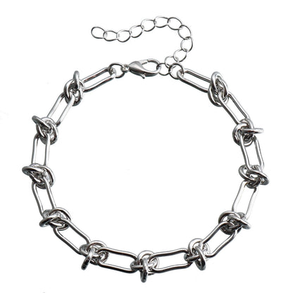 Elegant U-formad Halsband och Armbandset i Hållbara Metaller – Justerbar Längd, Minimalistisk Design för Vardags- och Festbruk 6
