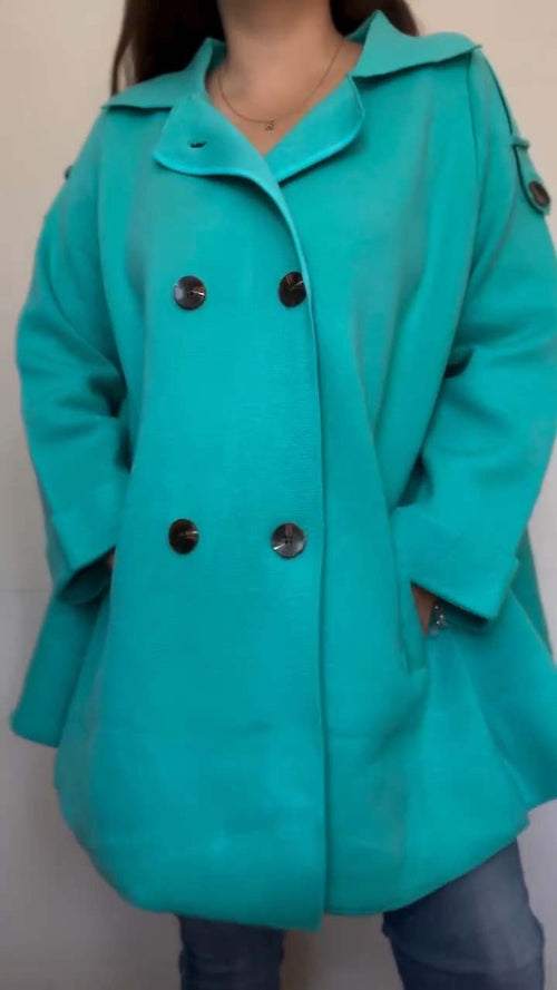 Damjacka Bohemisk Varm Polyester Avslappnad Passform 1