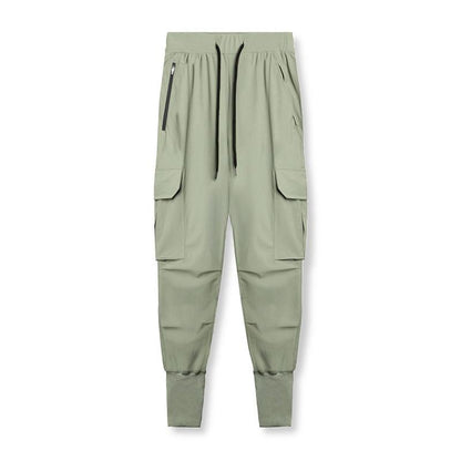 Herren Jogginghose aus Flexibel Lycra mit Justierbarer Taille und Praktischen Reißverschlusstaschen – Modern Fit 2