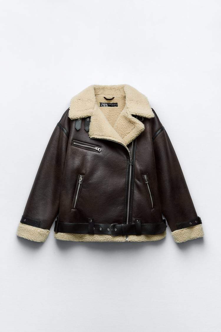 Elegant Damjacka i Syntetiskt Läder med Revers – Vattenavvisande och Bekväm Jacka för Dam i Storlekar S-XL 1