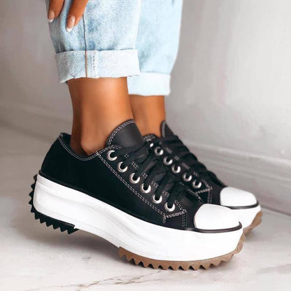 Variant image for Kvinnors Sneakers Platå Ergonomisk Syntetiskt Läder-10