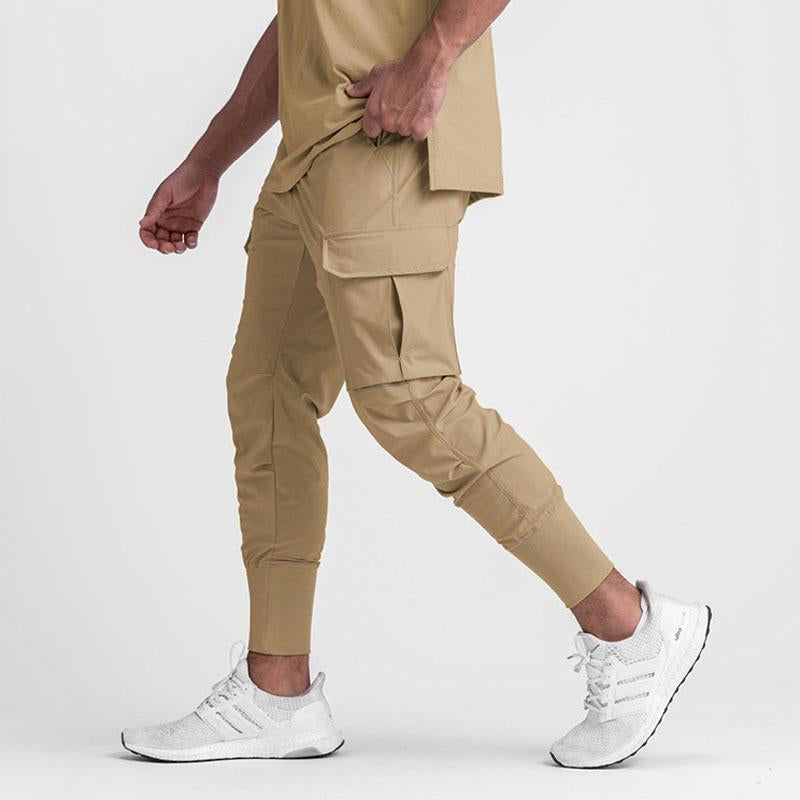 Herren Jogginghose aus Flexibel Lycra mit Justierbarer Taille und Praktischen Reißverschlusstaschen – Modern Fit 10