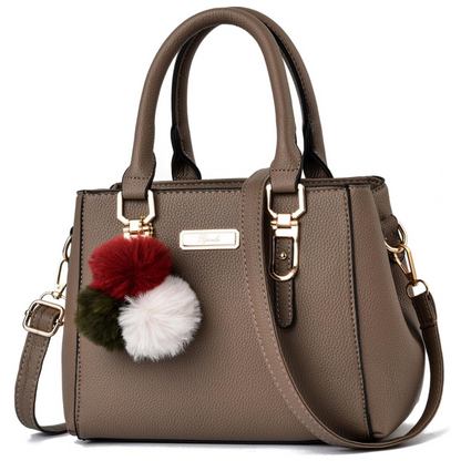 Damväska Crossbody Elegant PU-Läder med Justerbar Axelrem-3