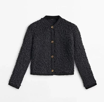 Damjacka Långärmad Vintage Stil Hållbart Material 7