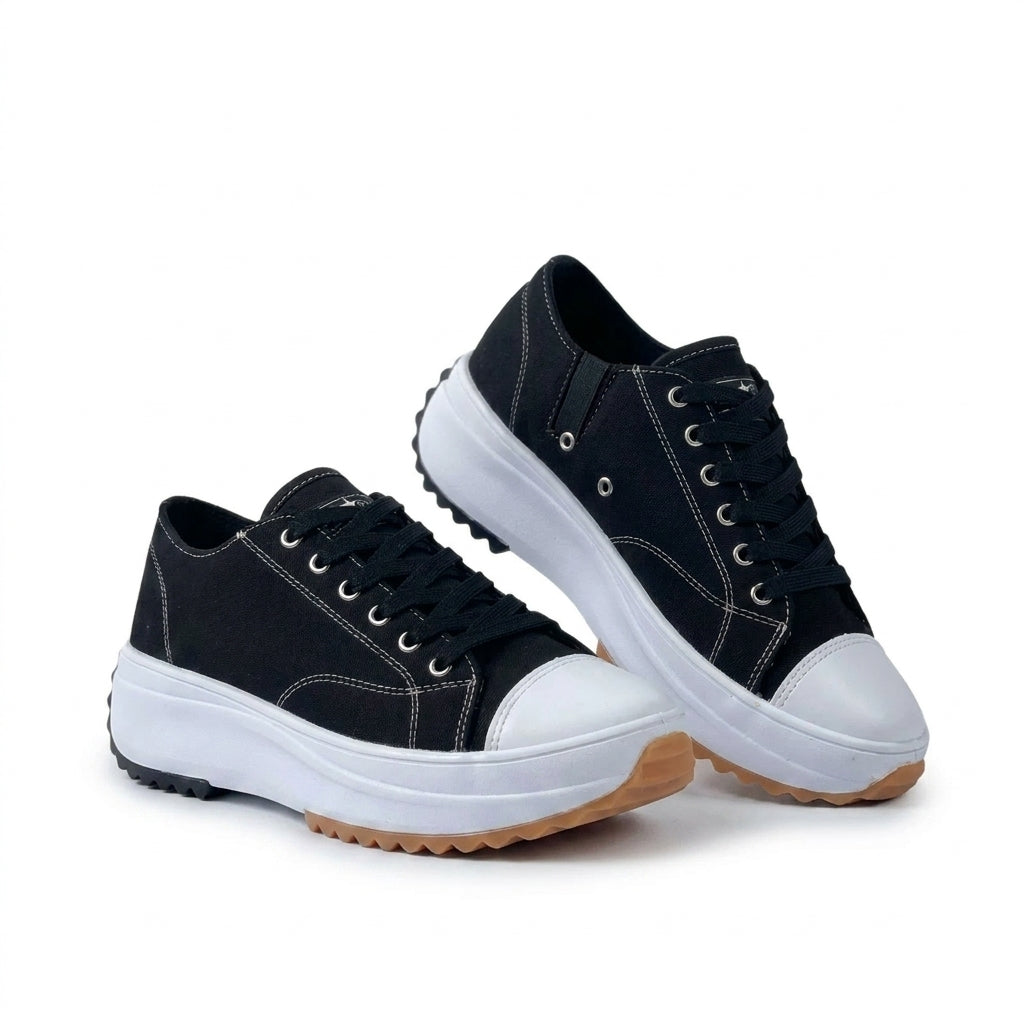 Kvinnors Sneakers Trendig Läder