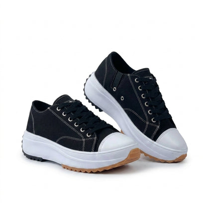 Kvinnors Sneakers Trendig Läder