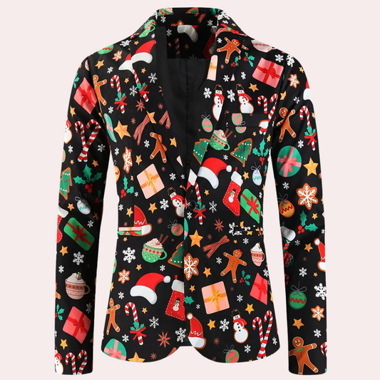 Dam Blazer Festlig Stil Mjuk Tyg Elegant Passform-1