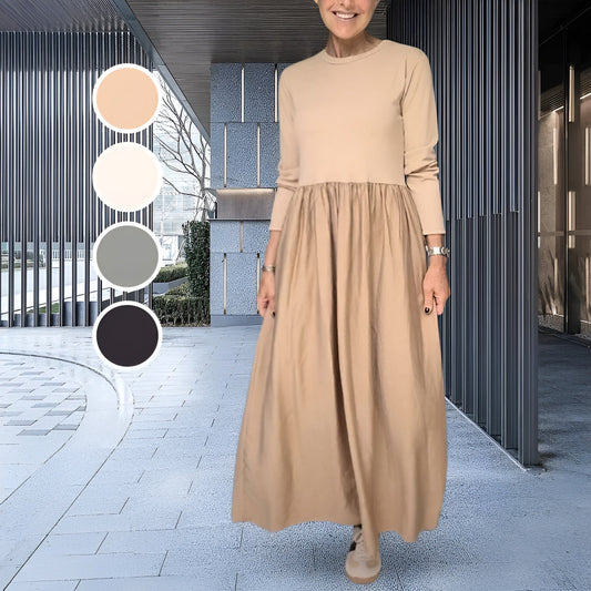 Fina Dam Klänningar A-line Bekväm Polyester-1