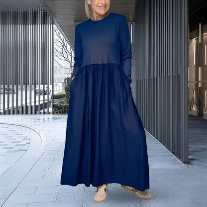 Fina Dam Klänningar A-line Bekväm Polyester-4