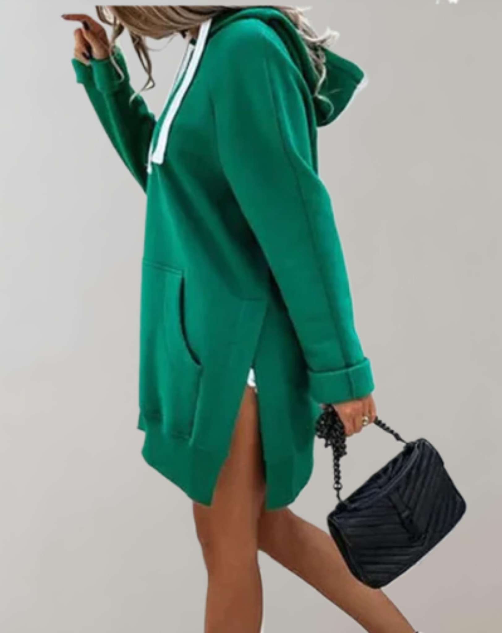 Variant image for Kvinnors Hoodie Avslappnad Design Mjuk Tyg-16