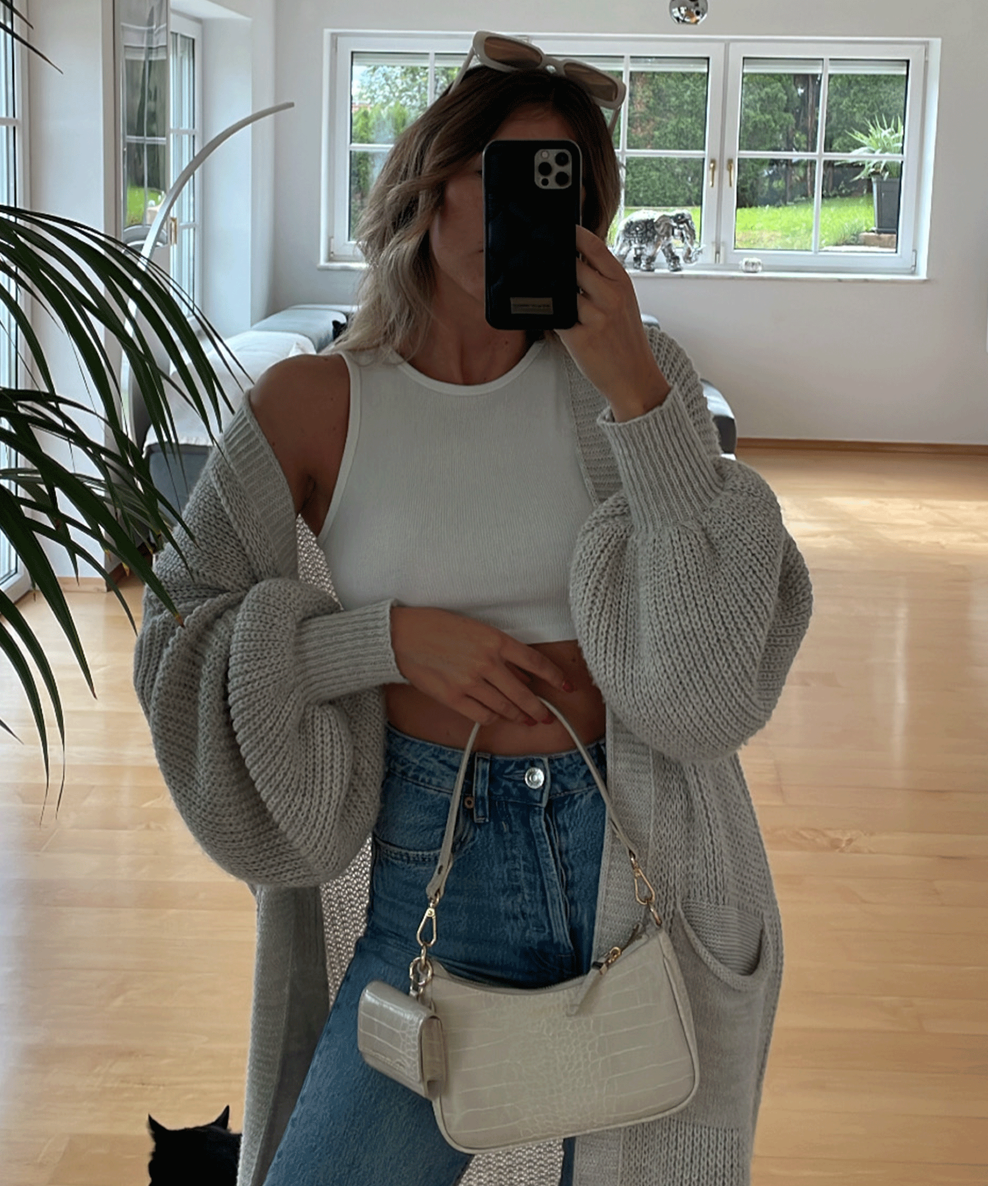 Dam Klänning Kort Mjuk Tygblandning-6