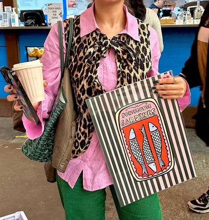 Dam Väst Leopardmönster Slips Andningsbart Tyg Casual Fit-3