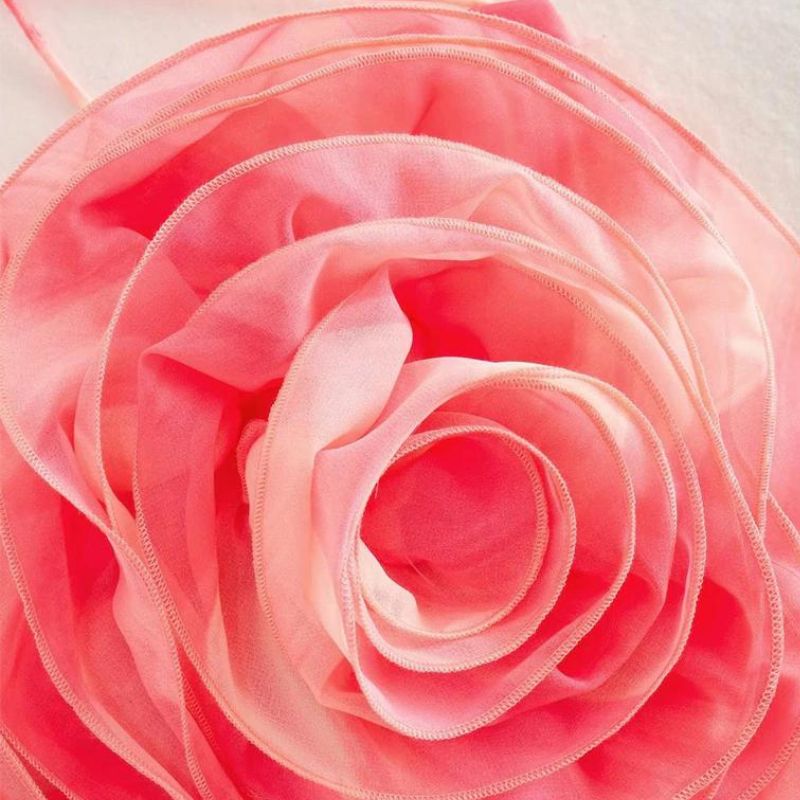 Kvinnors Klänning Blommönster Elegant Mjukt Tyg-5