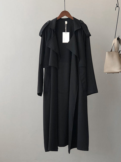 Variant image for Dam Kappa Lång Retroinspirerad Polyester med Bälte-3