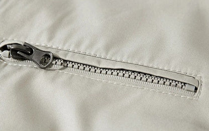 Lång Vinterjacka Dam Vattentålig Polyester med Justerbar Midja och Elegant Krage – Flera Fickor för Praktisk Förvaring 3