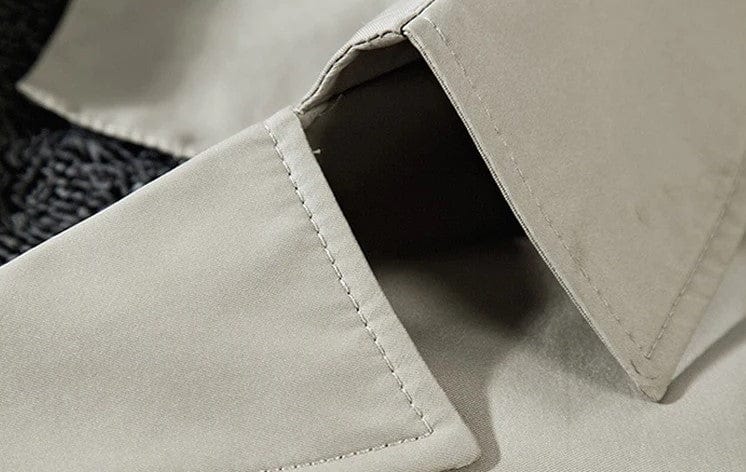 Lång Vinterjacka Dam Vattentålig Polyester med Justerbar Midja och Elegant Krage – Flera Fickor för Praktisk Förvaring 5