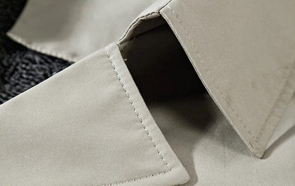 Lång Vinterjacka Dam Vattentålig Polyester med Justerbar Midja och Elegant Krage – Flera Fickor för Praktisk Förvaring 5